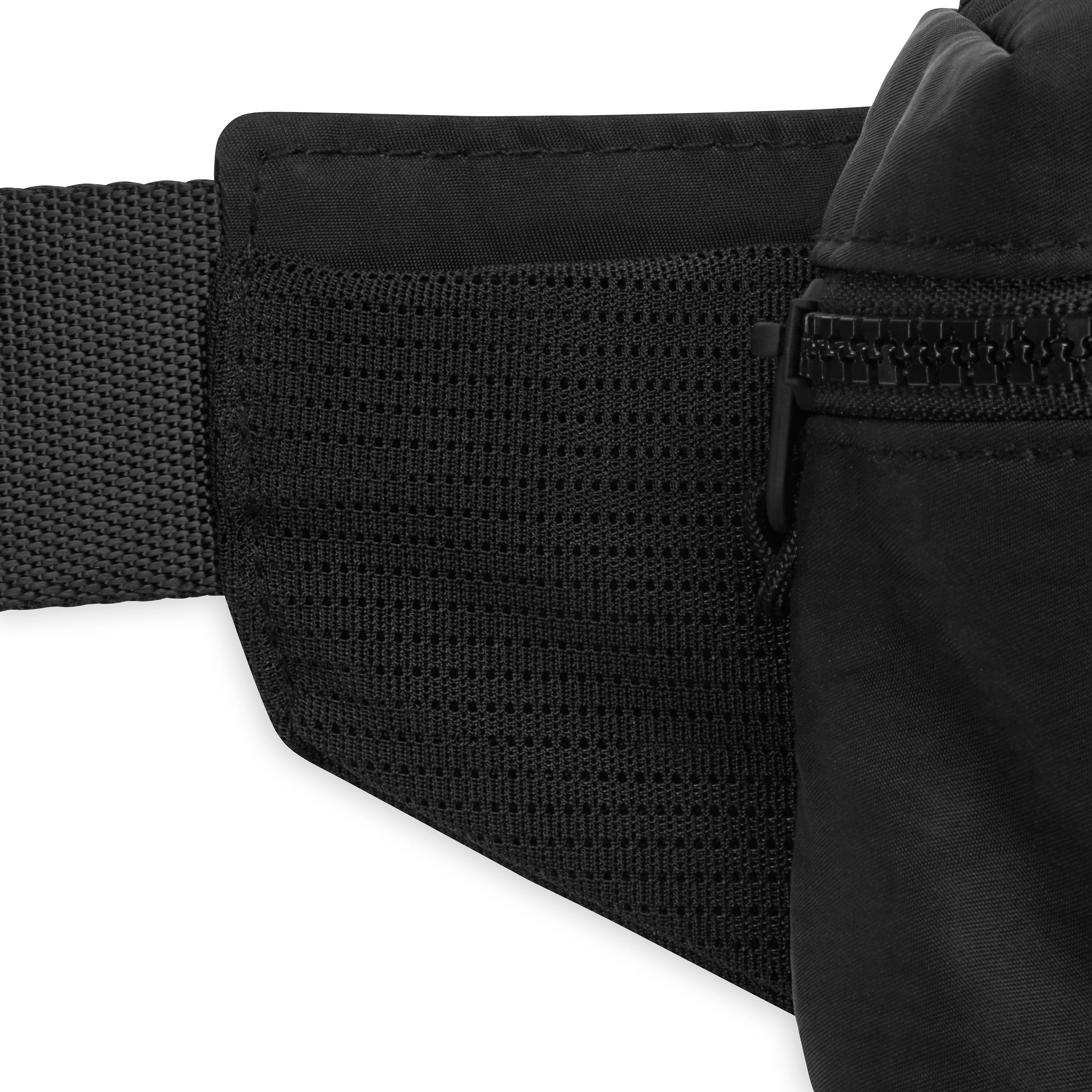 Gaiam Be Free Waist Pack Black side closeup