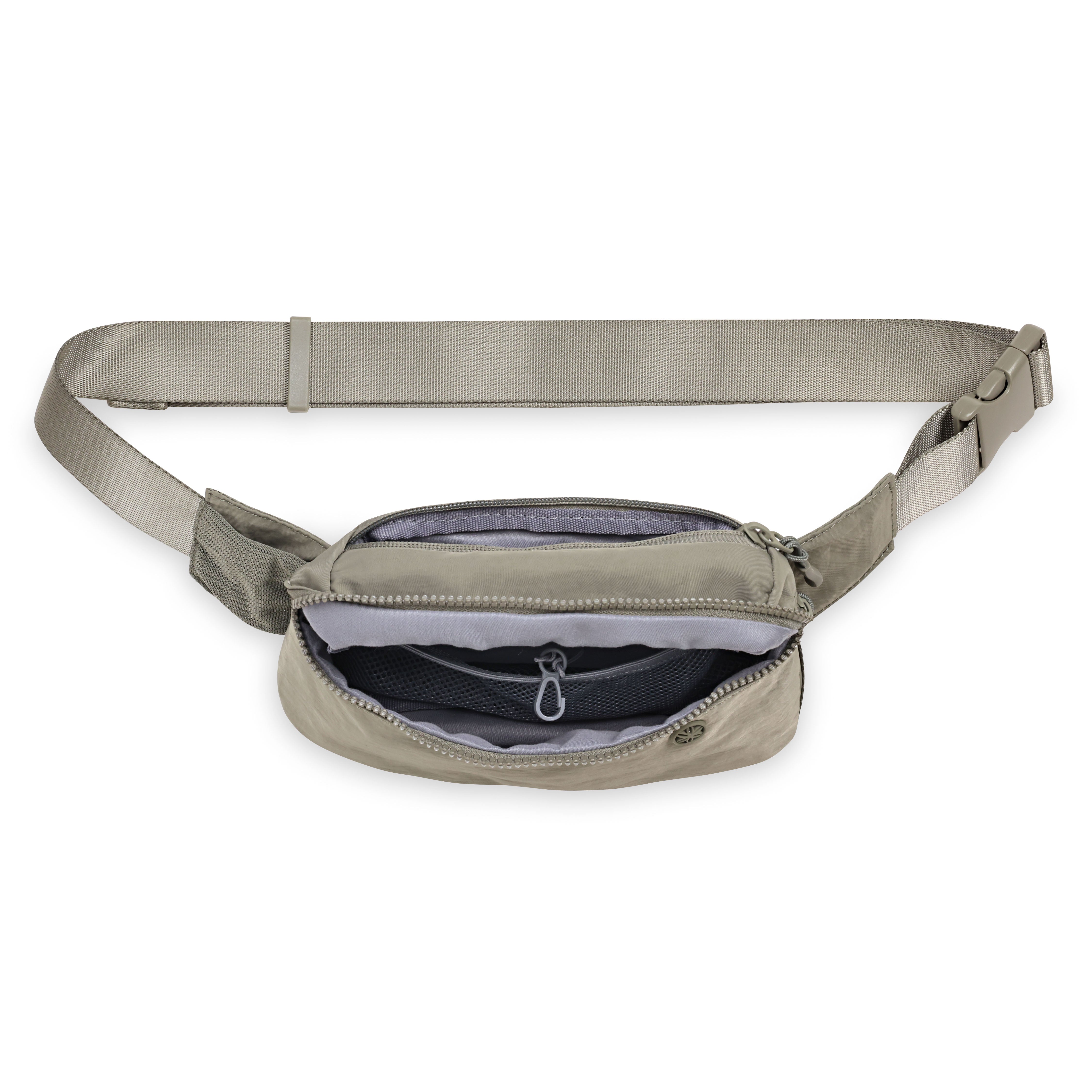 Gaiam Be Free Waist Pack Olive interior