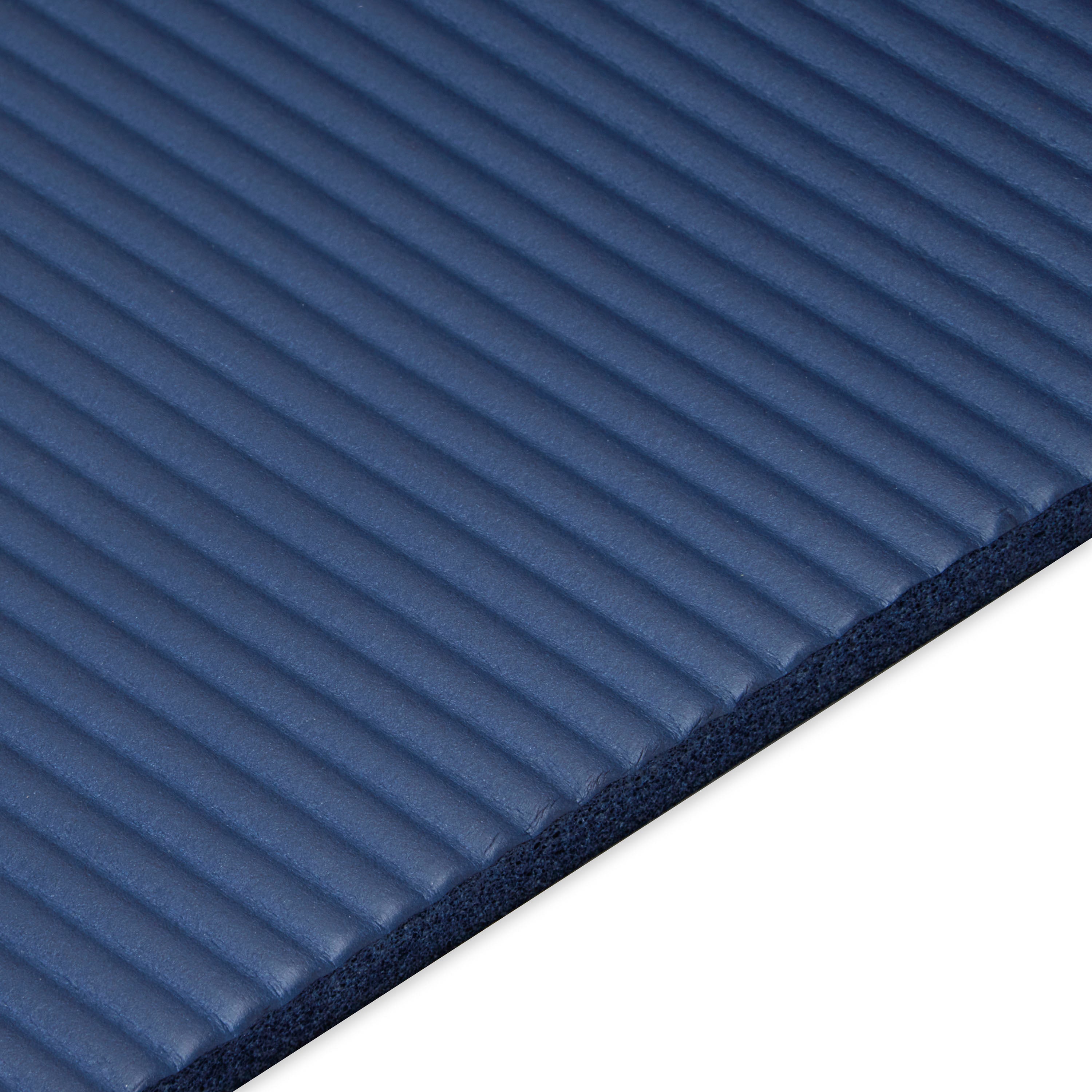 Reebok 10mm Fitness Mat Navy texture closeup