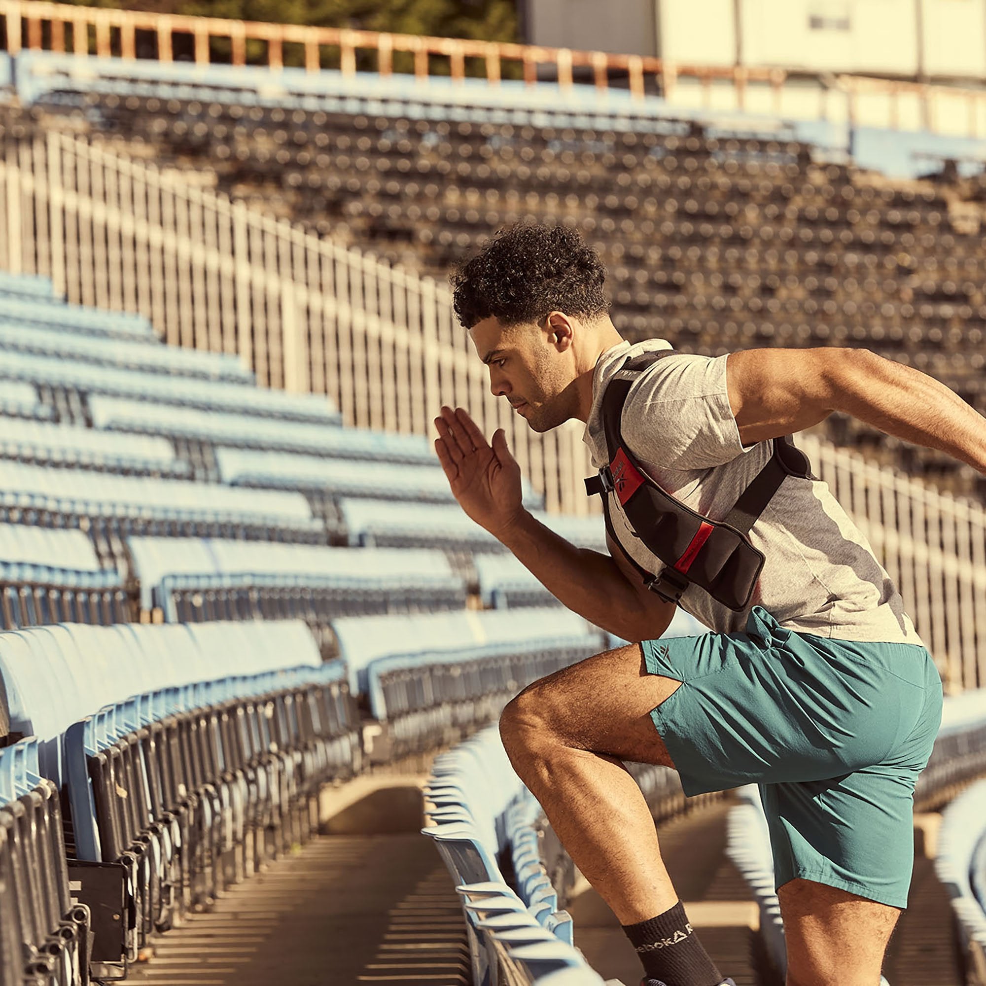 Reebok Strength Series Weight Vest front on man 2